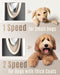 Dog Clippers Low Noise, 2-Speed Quiet Dog Grooming Kit Rechargeable Cordless Pet Hair Clipper Trimmer Shaver for Small and Large Dogs Cats Animals (Gold)