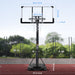 Portable Basketball Hoop & Goal Basketball System Basketball Equipment Height Adjustable 7 Ft. 6 In. - 10 Ft. with 44 In. Indoor Outdoor