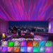 Aurora Projector, for Galaxy in Bedroom with Built-In Bluetooth Speaker, Night Light Projector for Kids Adult, Star Projector for Ceiling/Party/Gift (Black)