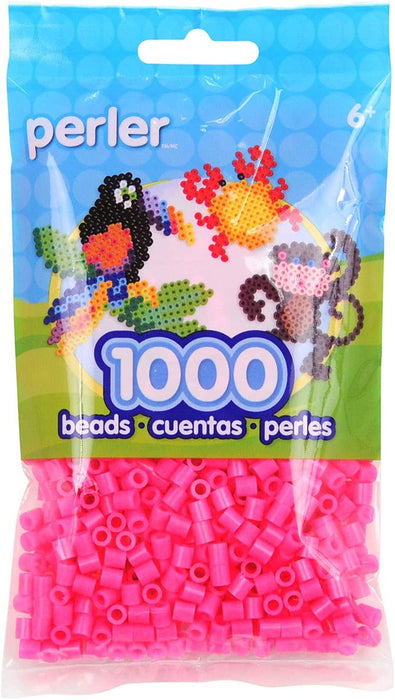 Perler Beads Fuse Beads for Crafts, 1000Pcs, Yellow