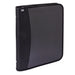 Pen+Gear Poly Zipper Binder, 1.5" round 3 Ring , 10.75" X 1.75" X 13.5", Black