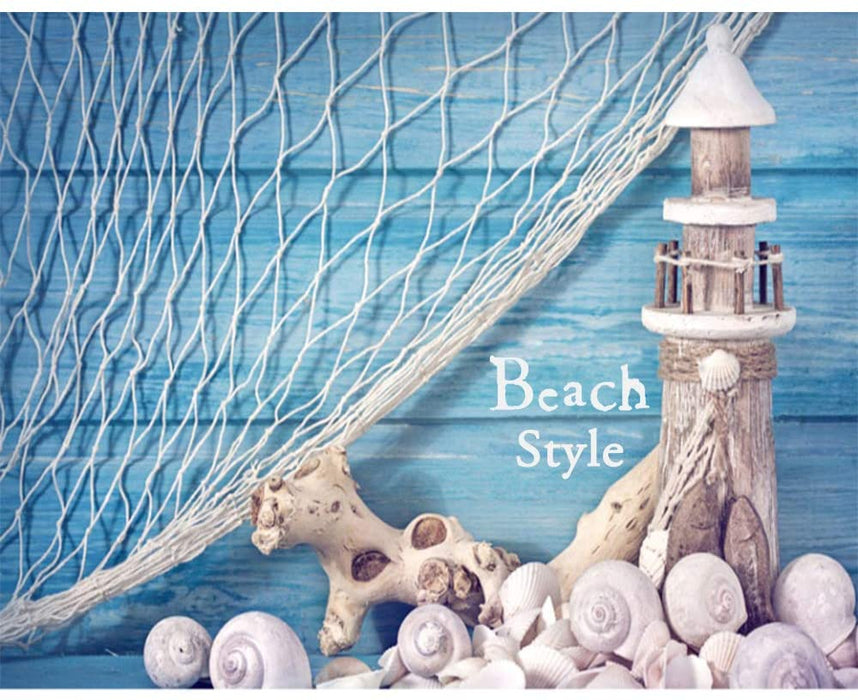 Natural Fishing Net Decor with Shells 79 Inch Beach Theme Decor for Party Home Bedroom Wall Hanging Fish Net Decorations