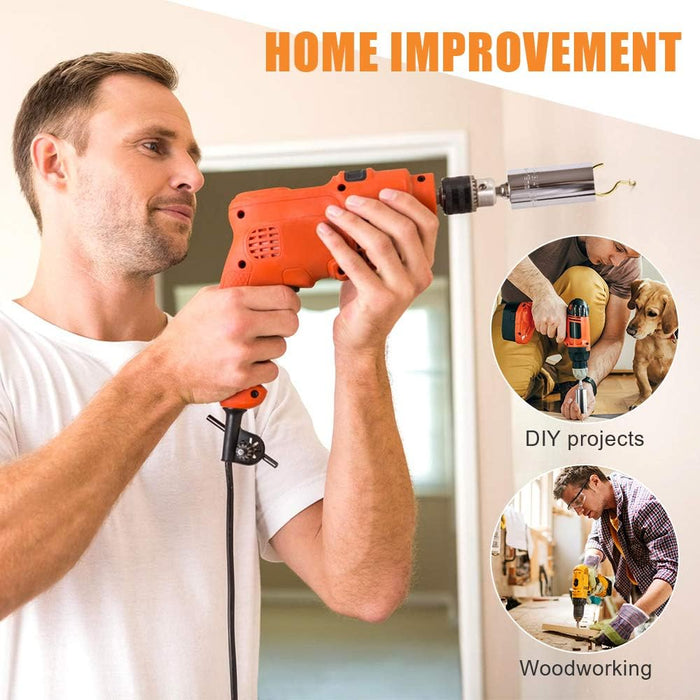 Super Universal Socket Tools Gifts for Men - Christmas Stocking Stuffers for Men Grip Socket Set with Power Drill Adapter Cool Stuff Ideas Gadgets for Men Birthday Gifts for Dad Women Husband (7-19Mm)