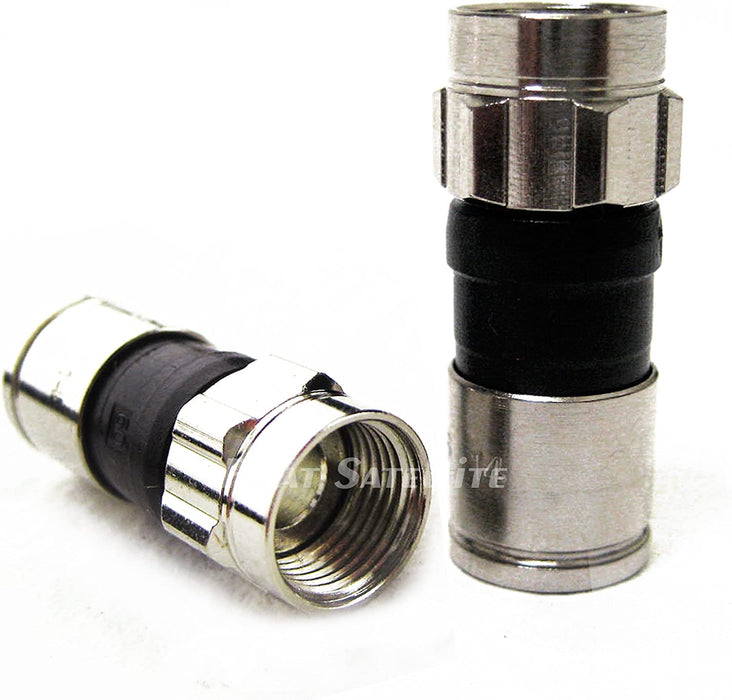 20 Pieces PPC EX6 plus Satellite TV Digital Cable RG6 COAXIAL Cable Compression Fittings