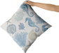 Nautical Coastal Pillow Covers 18X18 Set of 2 Coral Seashell Starfish Seahorse Beach Decorative Throw Pillows Summer Ocean Pillowcase Cotton Square Cushion Cover Decor for Home Couch Bed Soft