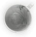 Fine round Gloss Dinnerware Dish Set, 16 Piece, Black and White Marble