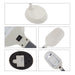 Adjustable Floor Lamp - 6Ft Full Spectrum Natural Sunlight Lamp with Bendable Neck - Reading, Crafts, Esthetician Floor Light by Lavish Home (Beige)