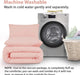 Blush Pink Seersucker Queen Comforter Set (90X90 Inches), 3 Pieces - 100% Soft Washed Microfiber Lightweight Comforter with 2 Pillowcases, All Season down Alternative Comforter Set for Bedding