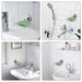 Eeekit Powerful Vacuum Suction Cup Mounted Soap Dish, Waterproof Soap Tray Bar Soap Basket, Strong Rustproof Stainless Steel Wall Mounted Soap Saver Sponge Holder for Bathroom & Kitchen Sink, No Drilling (3 Pack)