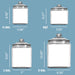 Heritage Hill Clear Glass Jar with Lid, 2 Gallon