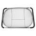 over the Sink Deep Well Oval Stainless Steel Colander Fine Mesh W/ Extendable Handle