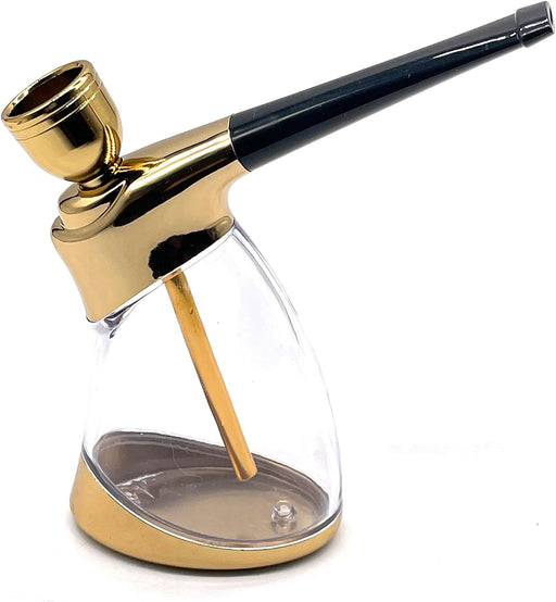 Portable Mini Hookah Set with Shisha Accessories Handheld Hookahs Set  Gifts for Boyfriend Father Husband or Friends Golden