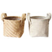 Household DIY Handmade Woven Storage Baskets Flower Pot Jute Cloth Sundries Holder Underwear Toy Container Storage Basket