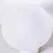 Urban Shop Novelty Glass Mushroom Lamp, Off-White Matte, 12" H, Plug-In