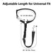 Dog Seat Belt for Car Headrest, Reflective and Adjustable with Bungee for Small Medium Large Dogs and Cats, Black