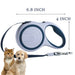 Retractable Dog Leash, 16FT Pet Walking Leash with Anti-Slip Handle for Small Medium Dogs and Cats, Nylon Tape & Tangle-Free