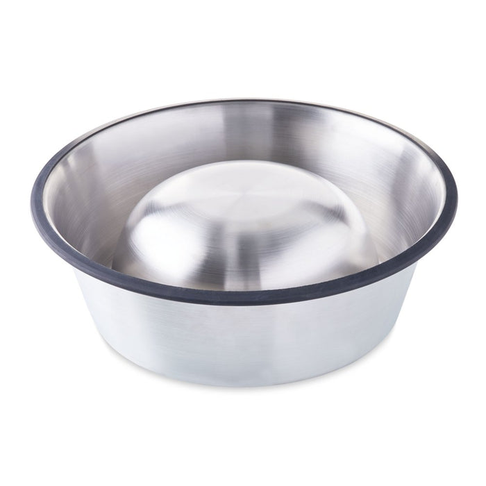 Vibrant Life Stainless Steel Paw Print Dog Bowl, Large, 101.44 Fl Oz