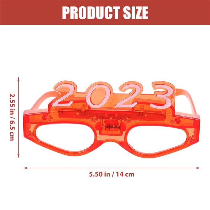 2023 Light-Emitting Glasses Four Lights New Year LED