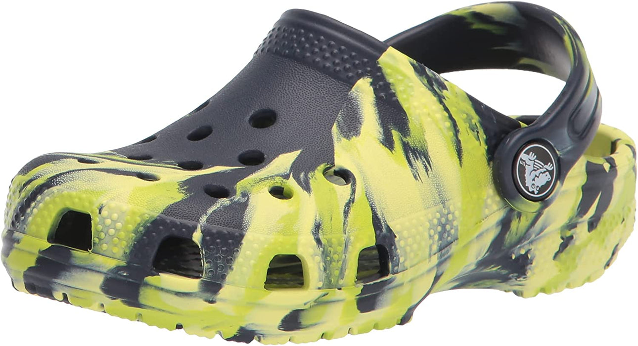 Unisex-Child Classic Marbled Tie Dye Clog