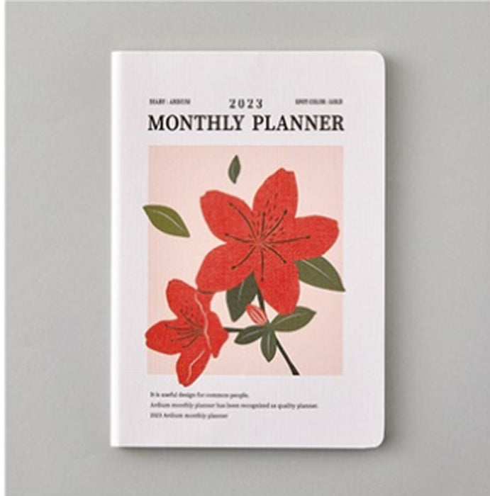 2023 Date Type Monthly Planner Calendar