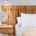 Bed Pillows for Sleeping Queen Size (Beige), Set of 2, Cooling Hotel Quality, Gusseted Pillow for Back, Stomach or Side Sleepers