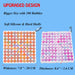 Fidget Sensory Toy, Push Big Size Pop It 100 Bubbles Sensory Toy, 1 Pack Square Silicone Puzzle Toy, Stress Pressure Relieving for Kids, Adults for Relaxing(Ombre)