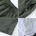 Mens 5 Inch Swim Trunks Stretch Quick Dry Swim Shorts with Zipper Pockets Armygreen 32