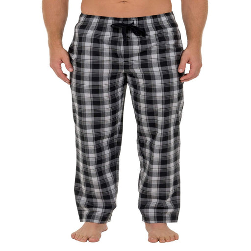 Fruit of the Loom Men'S and Big Men'S Microsanded Woven Plaid Pajama Pants