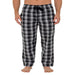 Fruit of the Loom Men'S and Big Men'S Microsanded Woven Plaid Pajama Pants