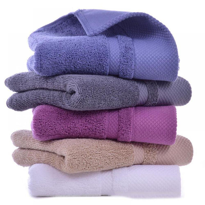 Clearance Sale! Luxury Thick Soft Absorbent Egyptian Cotton Face Washing Hand Towel, 34Cm X 75Cm, Green