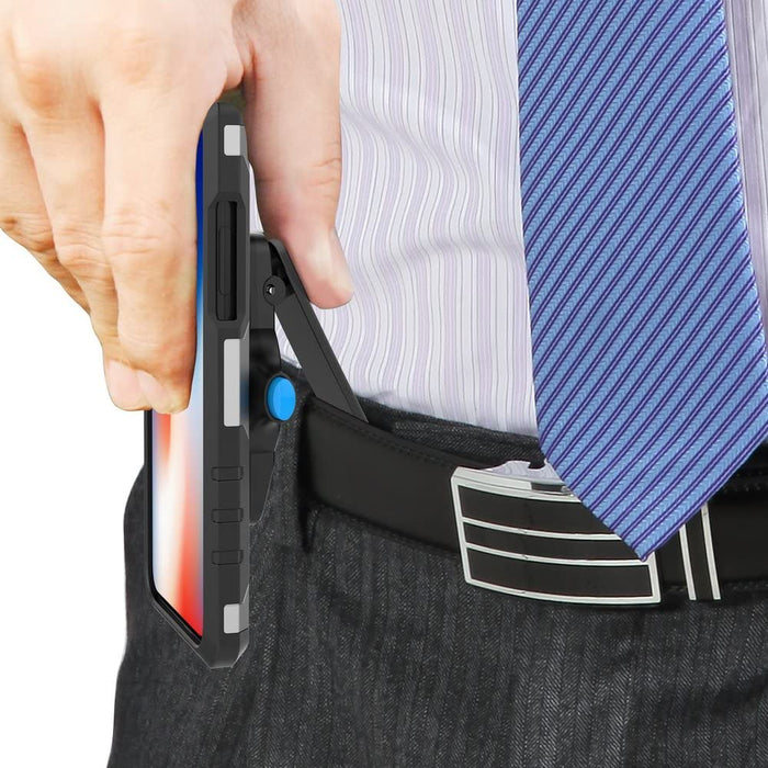 Phone Belt Clip, Universal Holder with Quick Mount,Easy On/Off for Iphone 14,14 Pro,14 Max,14 Pro Max,13,13 Pro,13 Pro Max,12,12 Pro,12 Pro Max,11,11 Pro,11 Pro Max,X,Xs,Xr,Xs Max,7/8,7/8 Plus