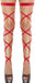 Women Criss Cross Sparkle Glitter Rhinestone Crystal over Knee Thigh High Stockings