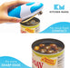 Auto Electric Can Opener Christmas Gift Ideas: Open Your Cans with a Simple Press of Button - Automatic, Hands Free, Smooth Edge, Food-Safe, Battery Operated, YES YOU CAN (Sky Blue)