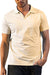 Men'S Fashion Athletic Muscle Polo Shirts V Neck Golf T-Shirts Workout Solid Color Tee Shirt Top