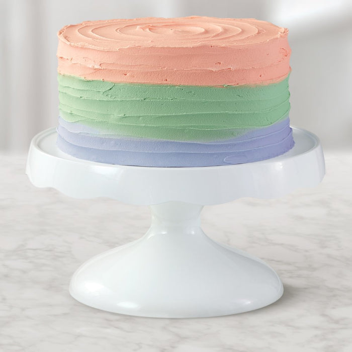2-In-1 Pedestal Cake Stand and Serving Plate, 10-Inch round Stand