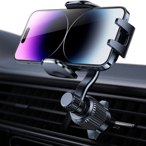 Car Vent Phone Mount, [Never Blocking Vent, Enjoy the Comfort of the A/C] Hands-Free Universal Extension Clip Air Vent Phone Holder Car Fit for All Phones Iphone Samsung More