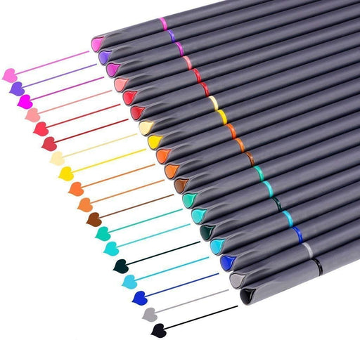 Journal Planner Pens Colored Pens Fine Point Markers Fine Tip Drawing Pens Porous Fineliner Pen for Journaling Writing Note Taking Calendar Coloring Art Office Back to School Supplies, 18 Color