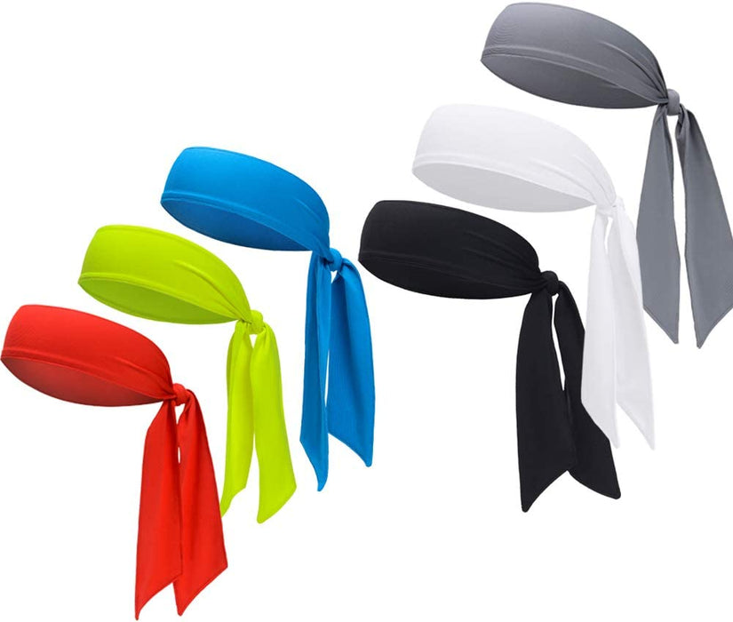 Sports Headband - Head Tie Tennis Tie Hairband - Sweatbands Headbands Wristbands Head Wrap - Ideal for Working Out,Tennis