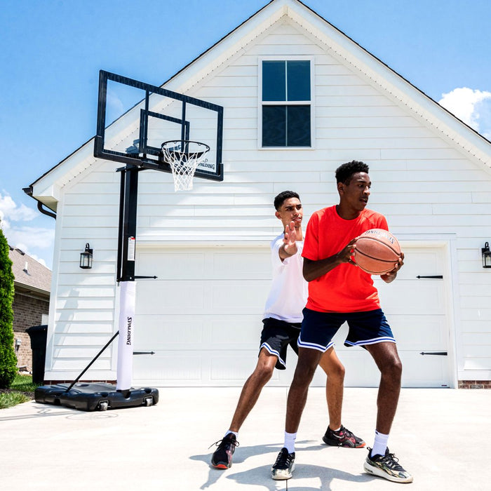 60 In. Acrylic Screw Jack Portable Basketball Hoop System