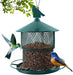 Bird Feeder for outside Hanging,Squirrel Proof Wild Bird Seed Feeders for Outdoor, Metal Large Bird Feeders Waterproof with 4 Lbs Seed Capacity for Cardinal, Sparrow,Finch,Chickadee Etc