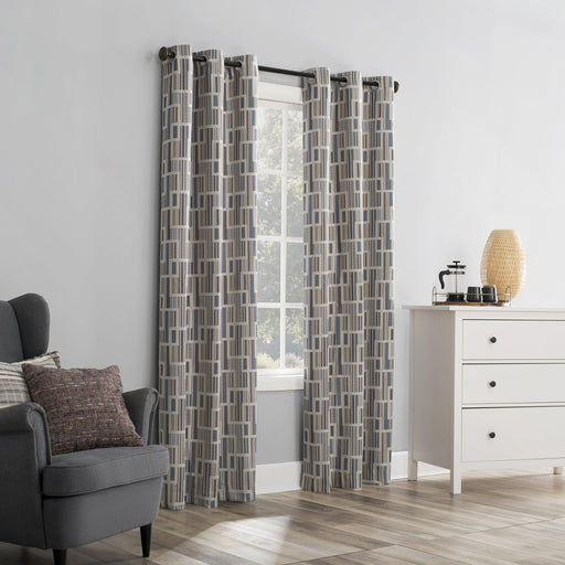 Mainstays Blackout Energy Efficient Grommet Single Curtain Panel, 40" X 95"
