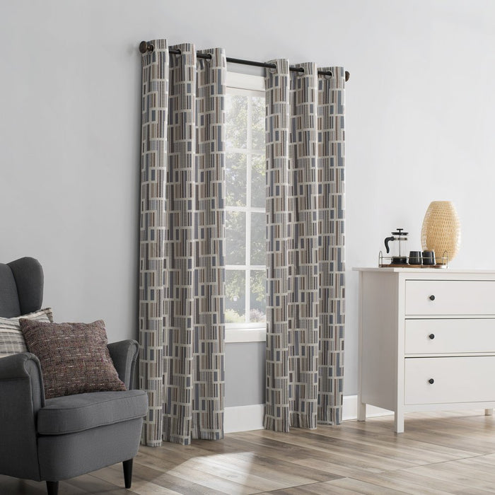 Mainstays Blackout Energy Efficient Grommet Single Curtain Panel, 40" X 95"