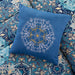 Modern Threads 8 Piece Reversible Bed in a Bag, Deep Blue Damask, Granada, Queen