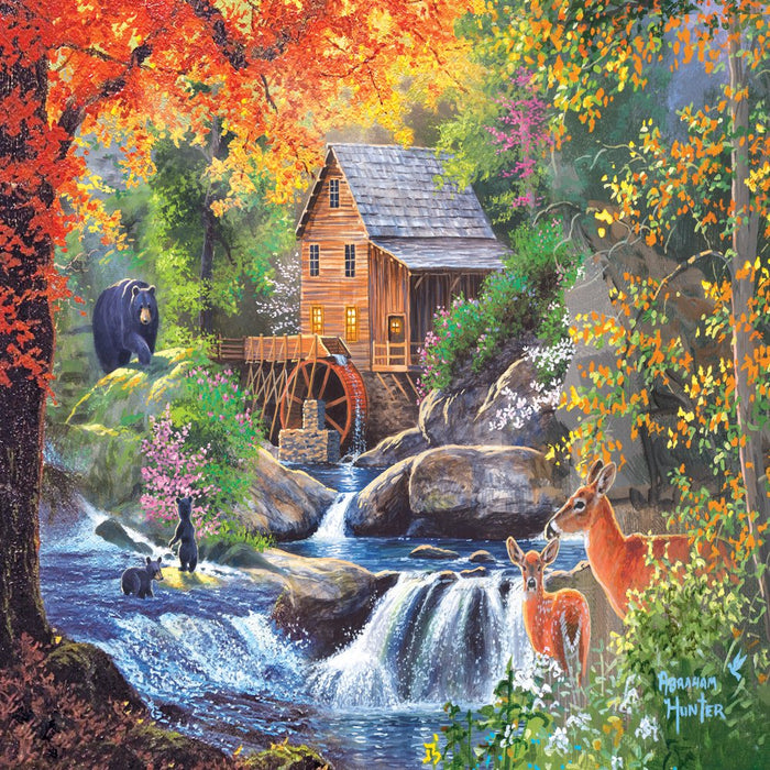 Abraham Hunter 1000 Piece Jigsaw Puzzle - Spring Mill