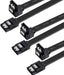 SATA Cable III, 3 Pack SATA Cable III 6Gbps Straight HDD SDD Data Cable with Locking Latch 18 Inch Compatible for SATA HDD, SSD, CD Driver, CD Writer - Black