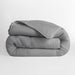 Gray All Season Alternative down Solid Comforter, King/Cal King, by Noble Linens