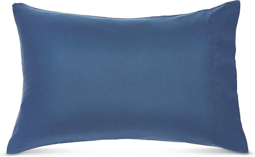 7-Piece Lightweight Microfiber Bed-In-A-Bag Comforter Bedding Set - Full/Queen, Royal Blue Calvin Stripe