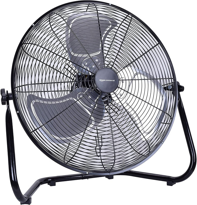 20" High Velocity Industrial Fan, Black,