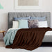 Cotton Waffle Blanket 300 GSM (Brown - 90X108 Inches) Soft Lightweight Breathable Bed Blanket King Size Layering Any Bed for All Season