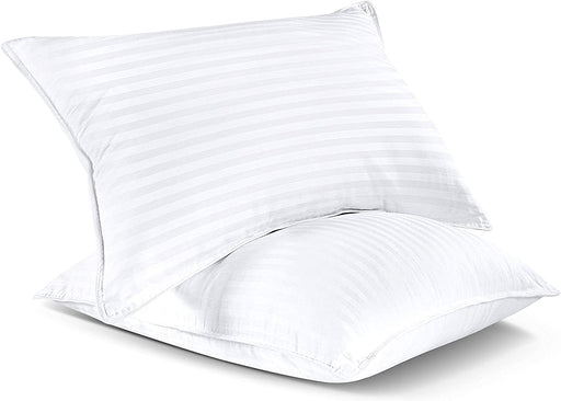 Bed Pillows for Sleeping Queen Size (White), Set of 2, Cooling Hotel Quality, for Back, Stomach or Side Sleepers